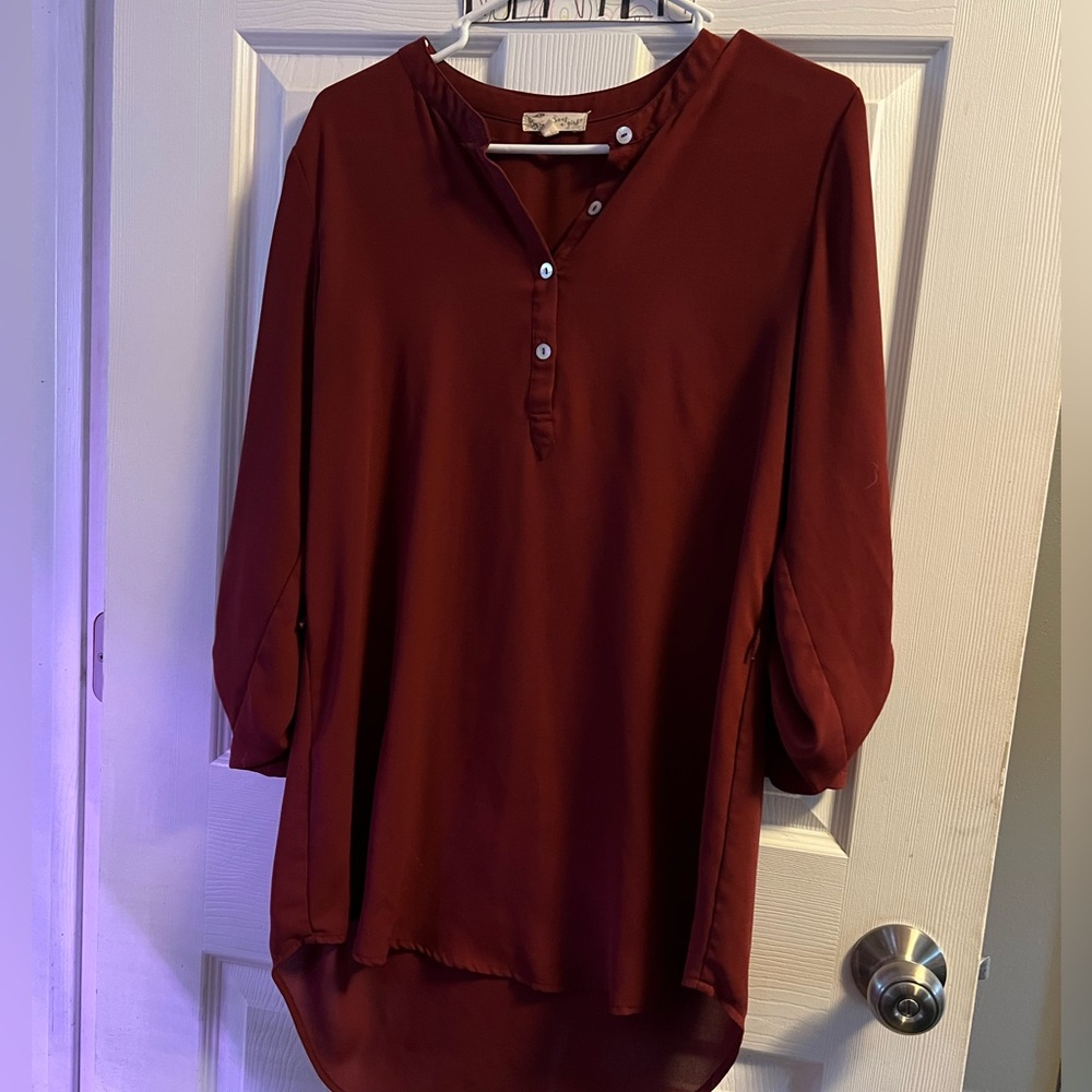 Rust colored tunic